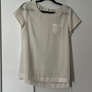 JCrew women’s cream shirt